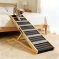 Adjustable Dog Ramp for Couch & Sofa – Solid Wood Pet Steps with 6 Mavia