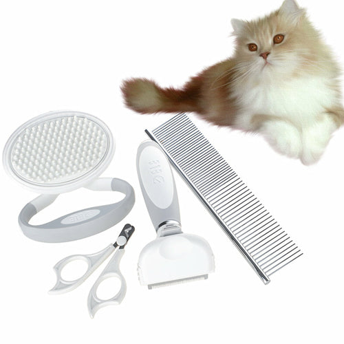 Cats Wool Pet Hair Deshedding Brush Set Comb Mavia