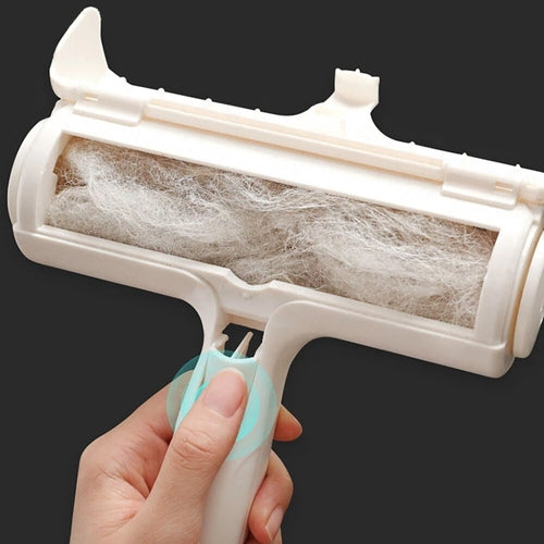 2-Way Remove Pet Hair Roller Dog Cat Hair Remover Brush Carpet Mavia
