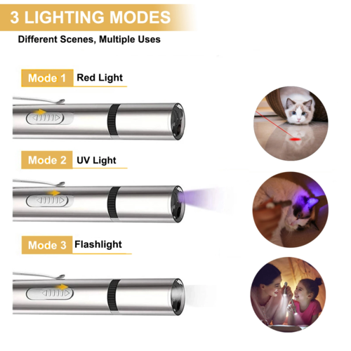 Pet Training Exercise Tool Cat Toys LED Pointer Mavia