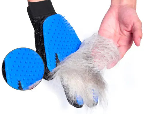 Pet Hair Remover Gloves Pet Grooming Brush Gloves Mavia