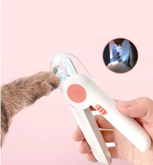 Pet Nail Scissors LED Cat Nail Clipper Trimmer Mavia