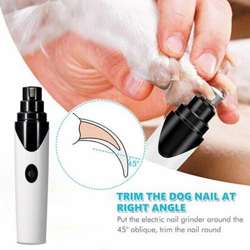 Dog Nail Grinders Rechargeable Pet Nail Clippers Grooming Trimmer Mavia