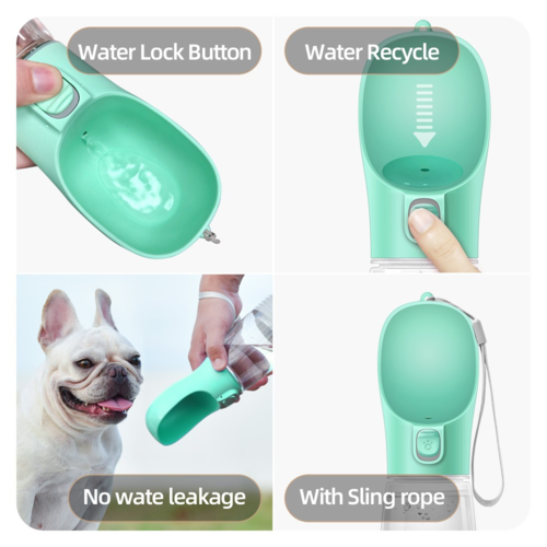 Outdoor Pet Dog Feeder Bowls Cats Dogs Travel Water Dispenser Feeder Mavia