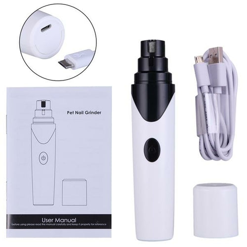 Dog Nail Grinders Rechargeable Pet Nail Clippers Grooming Trimmer Mavia