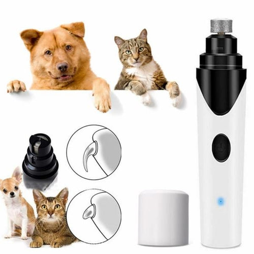 Dog Nail Grinders Rechargeable Pet Nail Clippers Grooming Trimmer Mavia