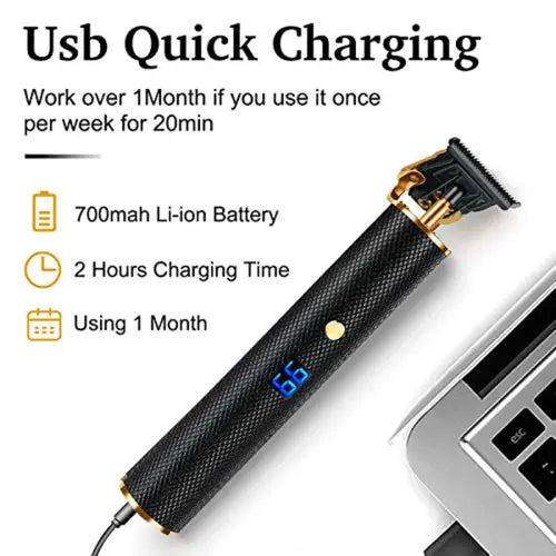 Rechargeable Mens Beard Trimmer Hair Clippers mistar Wave