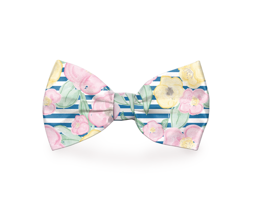 Preppy Pet Floral Dog Bow Tie Mavia
